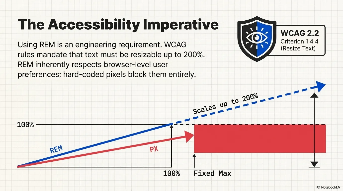 The Accessibility Imperative: WCAG 2.2 requirement for resizable text